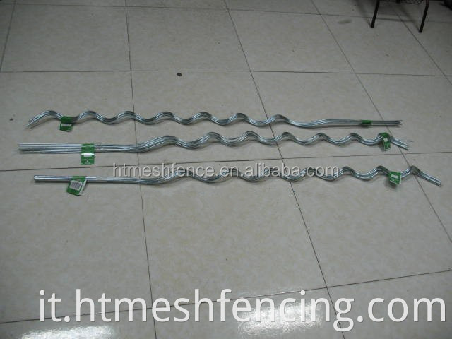 Stakes di supporto a spirale galvanizzato da 6 mm di pomodoro